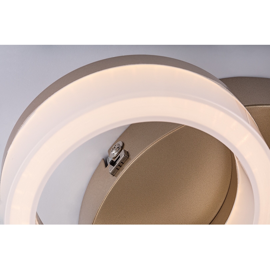 Rabalux - Plafón LED LED/24W/230V 3000/4000/6500K dorado 38x51 cm