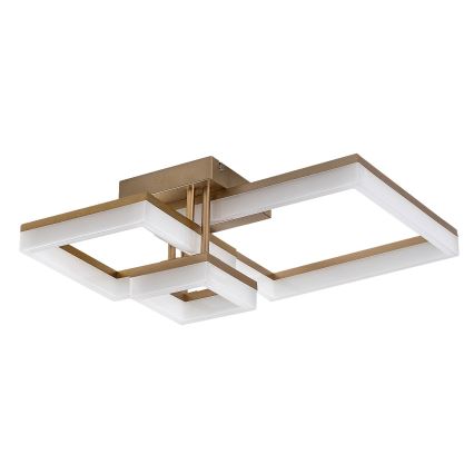 Rabalux - Plafón LED LED/22W/230V 3000/4000/6500K dorado 47x47 cm