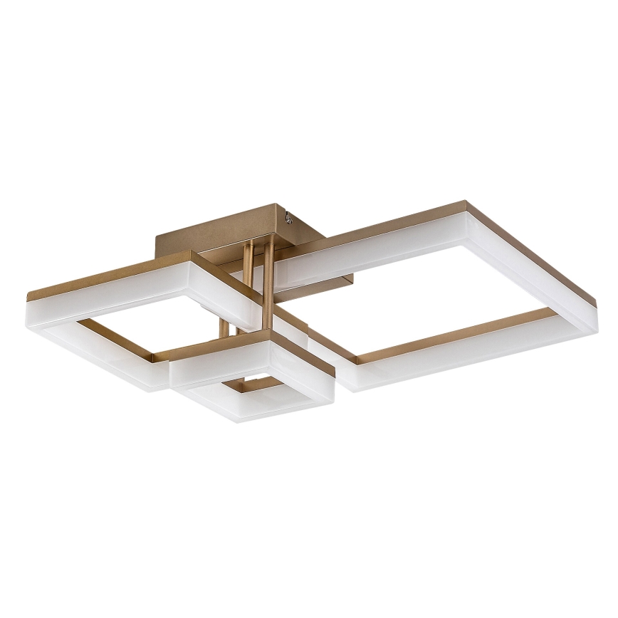 Rabalux - Plafón LED LED/22W/230V 3000/4000/6500K dorado 47x47 cm