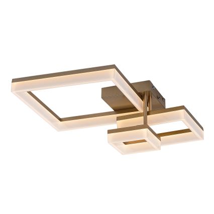 Rabalux - Plafón LED LED/22W/230V 3000/4000/6500K dorado 47x47 cm