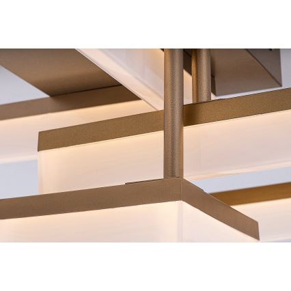 Rabalux - Plafón LED LED/22W/230V 3000/4000/6500K dorado 47x47 cm