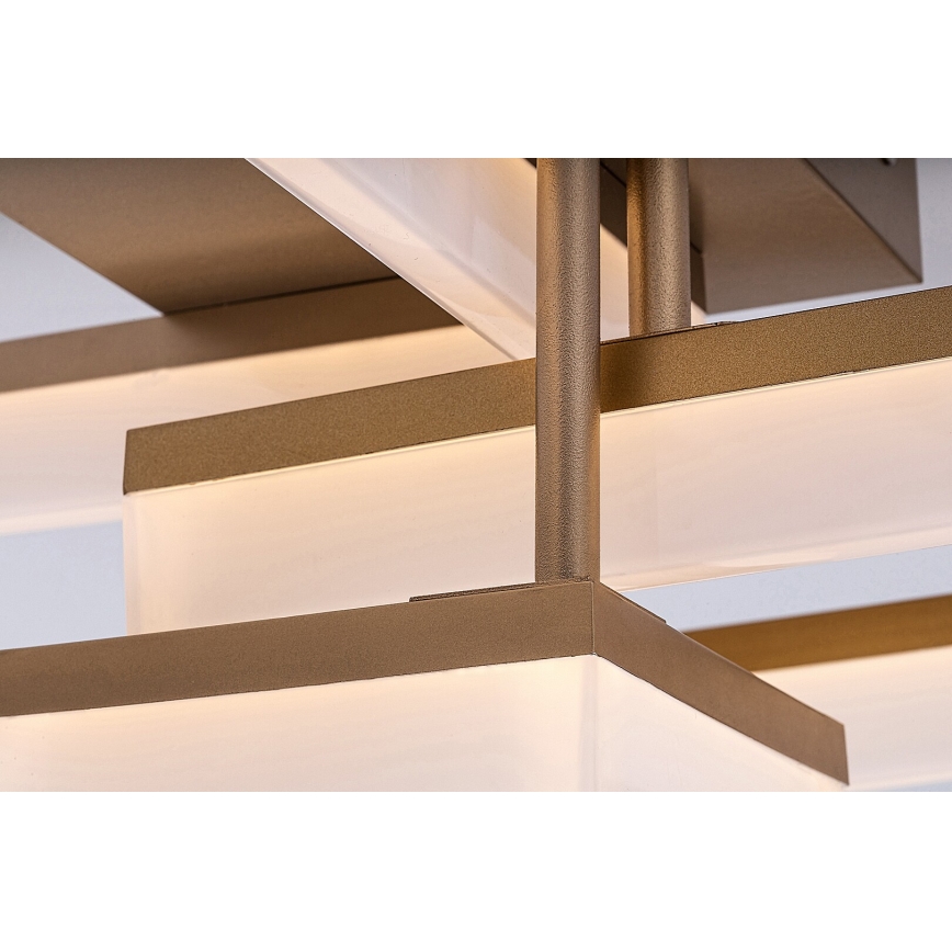 Rabalux - Plafón LED LED/22W/230V 3000/4000/6500K dorado 47x47 cm