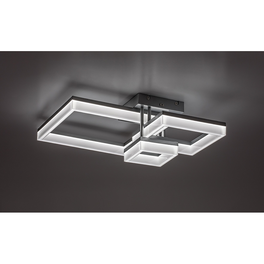 Rabalux - Plafón LED LED/22W/230V 3000/4000/6500K cromo mate 47x47 cm