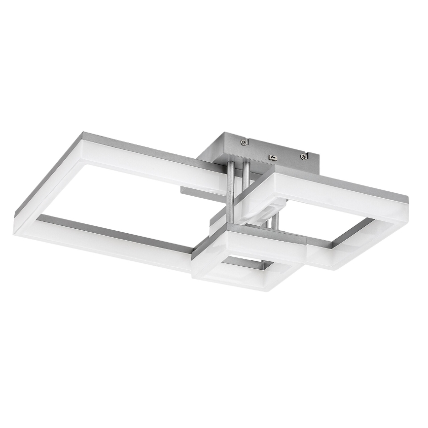 Rabalux - Plafón LED LED/22W/230V 3000/4000/6500K cromo mate 47x47 cm
