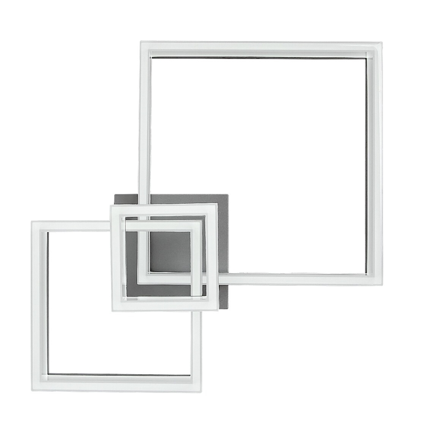 Rabalux - Plafón LED LED/22W/230V 3000/4000/6500K cromo mate 47x47 cm