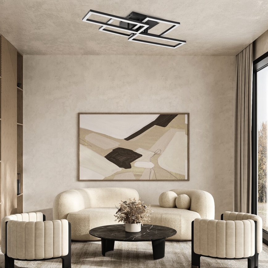 Rabalux - Plafón LED regulable LED/40W/230V 3000-6500K 35x70 cm + mando a distancia