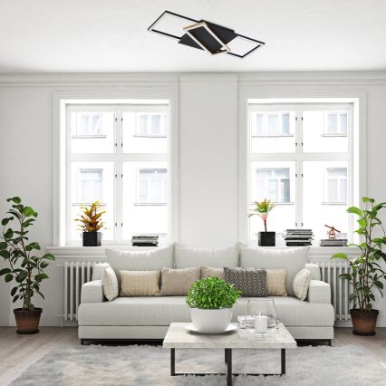 Rabalux - Lámpara de techo LED regulable LED/40W/230V 3000-6500K 29x66 cm + control remoto
