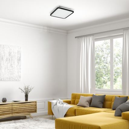 Rabalux - Luminaria de techo LED RGB regulable LED/43W/230V 3000-6500K + mando a distancia 35x35 cm