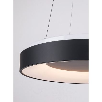 Rabalux - Lámpara de araña LED regulable LED/38W/230V 3000-6500K negro + control remoto