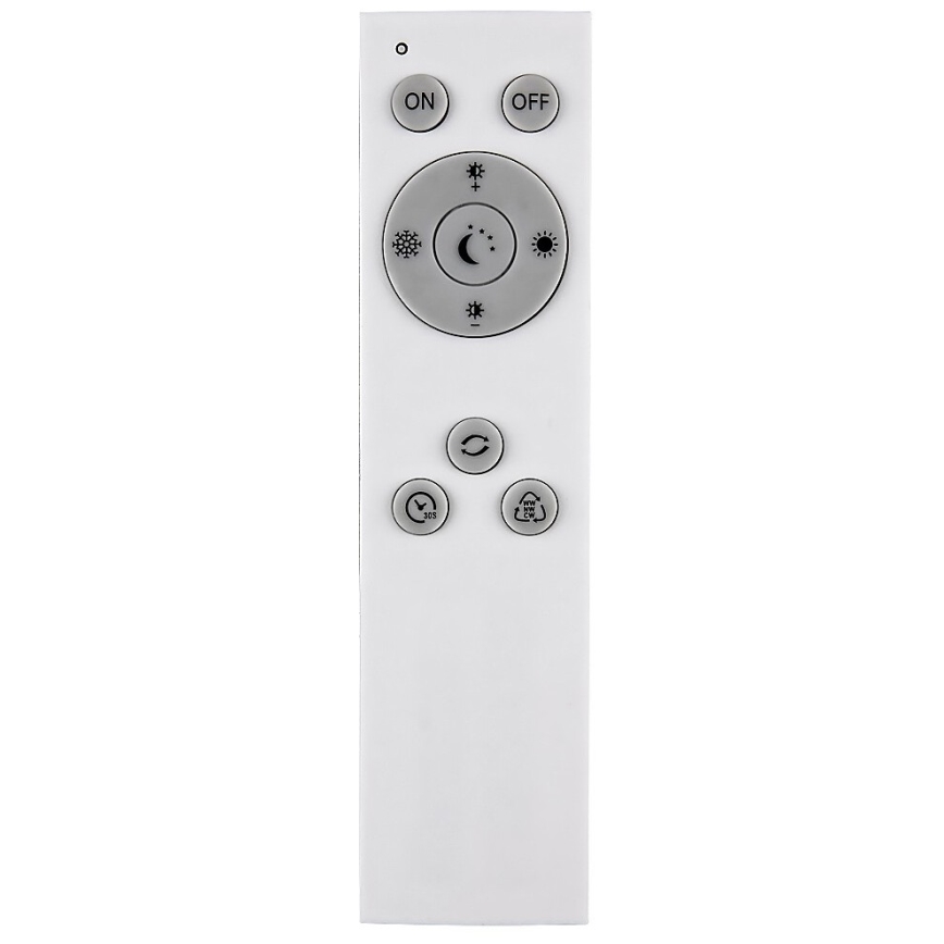 Rabalux - Lámpara de araña LED regulable LED/38W/230V 3000-6500K negro + control remoto