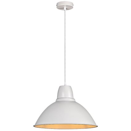 Rabalux - Lámpara colgante 1xE27/60W/230V blanco