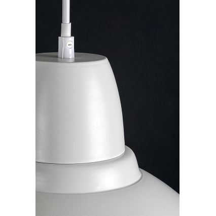 Rabalux - Lámpara colgante 1xE27/60W/230V blanco