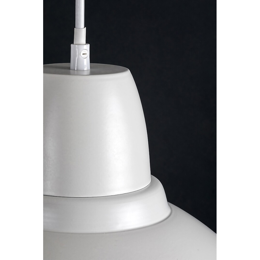 Rabalux - Lámpara colgante 1xE27/60W/230V blanco