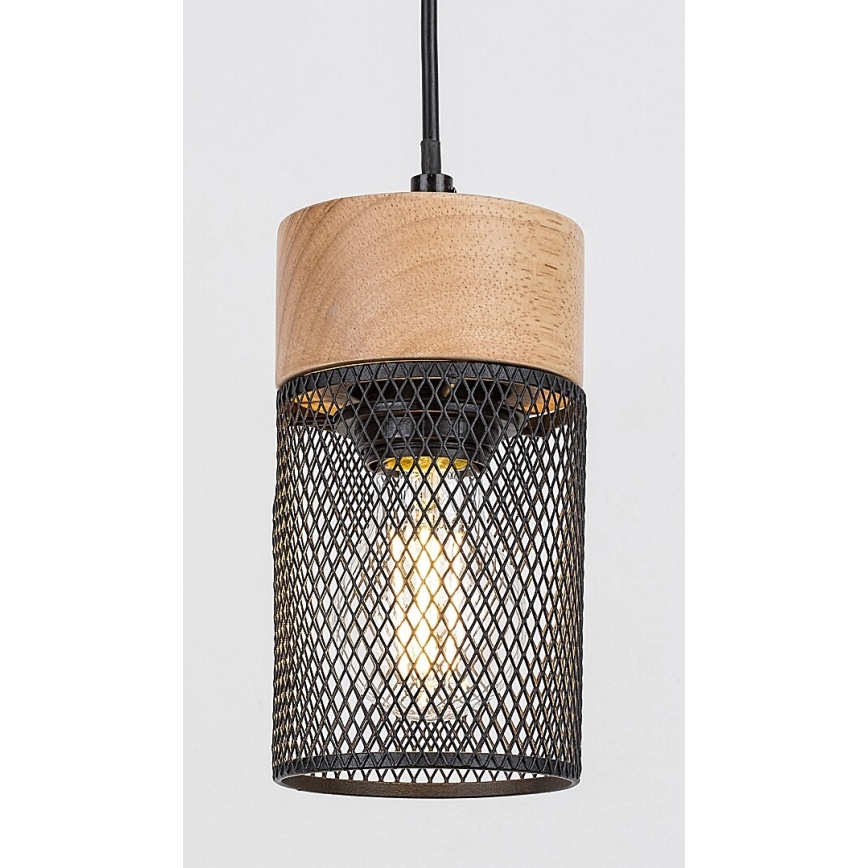 Rabalux - Lámpara colgante 1xE27/25W/230V haya