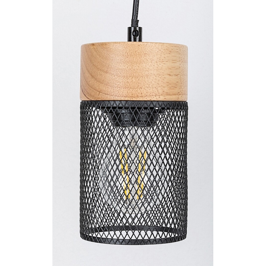 Rabalux - Lámpara colgante 3xE27/25W/230V haya