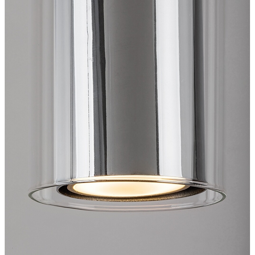 Rabalux - Lámpara colgante 1xGU10/50W/230V transparente/cromo brillante