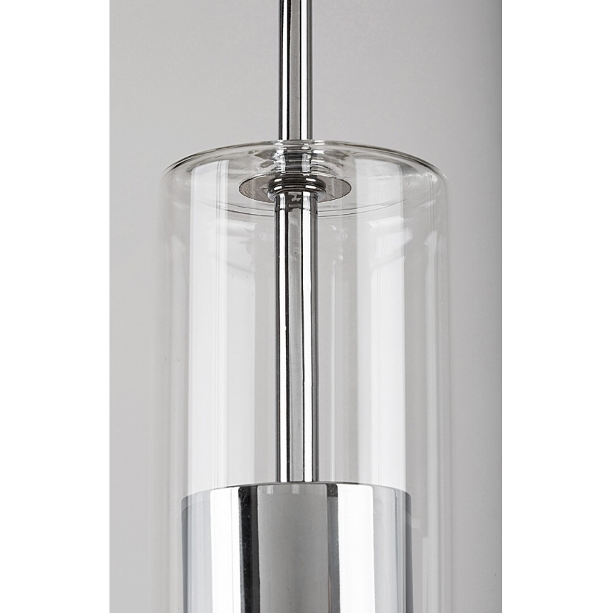 Rabalux - Lámpara colgante 1xGU10/50W/230V transparente/cromo brillante