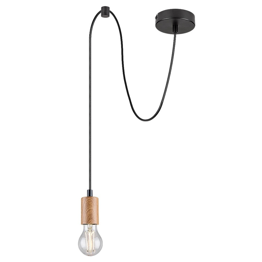 Rabalux - Lámpara colgante 1xE27/60W/230V haya