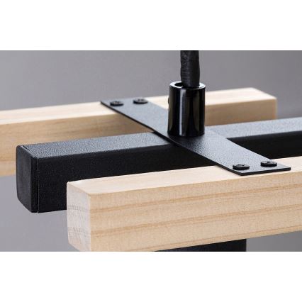 Rabalux - Lámpara colgante 1xE27/25W/230V pino