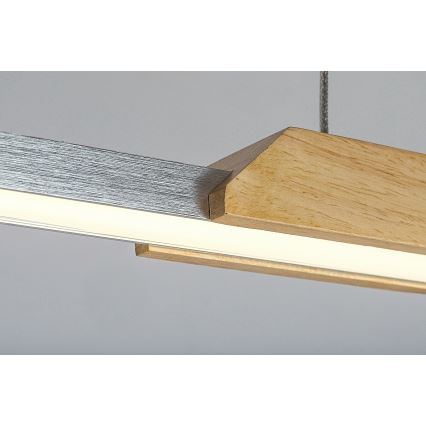 Rabalux - Lámpara LED colgante LED/26W/230V 4000K haya