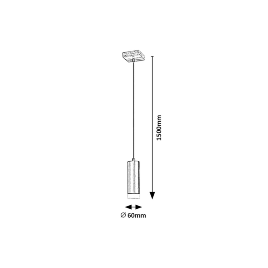 Rabalux - Lámpara colgante 1xGU10/5W/230V roble