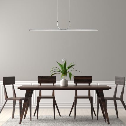 Rabalux - Lámpara LED colgante LED/25W/230V 3000K cromo brillante