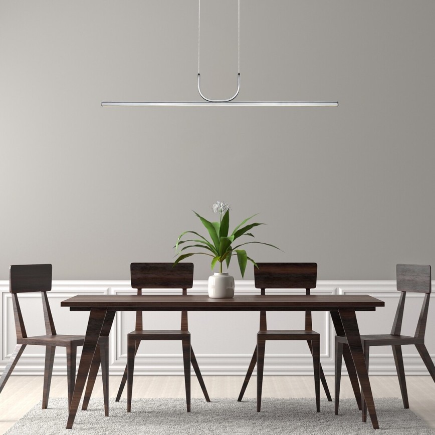 Rabalux - Lámpara LED colgante LED/25W/230V 3000K cromo brillante