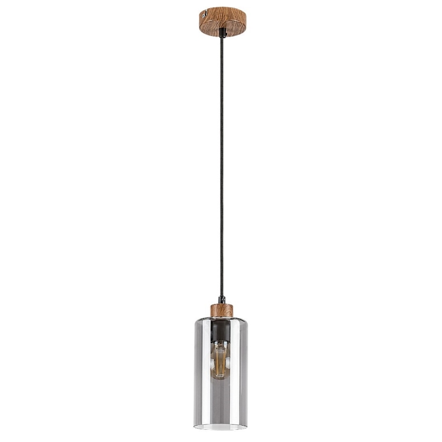 Rabalux - Lámpara colgante 1xE27/25W/230V roble