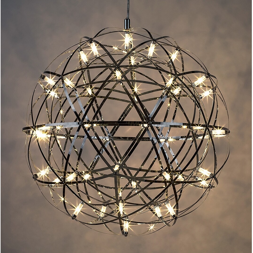 Rabalux - Lámpara LED colgante LED/16W/230V 3000K cromo brillante