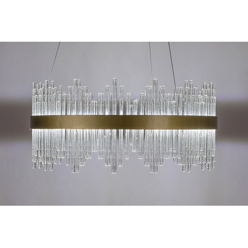 Rabalux - Lámpara LED colgante LED/36W/230V 3000/4000/6000K dorado