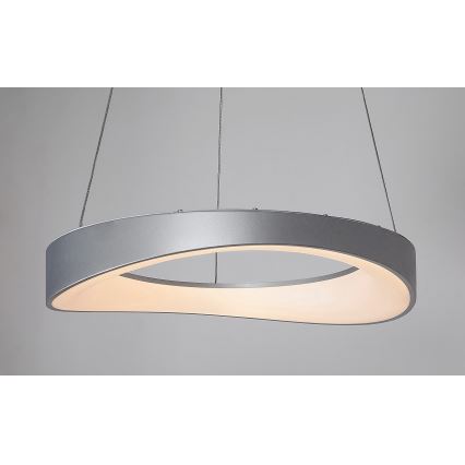 Rabalux - Lámpara LED colgante LED/56W/230V 3000K plata