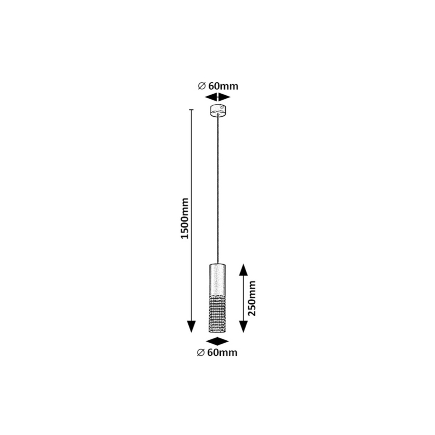 Rabalux - Lámpara colgante 1xGU10/35W/230V