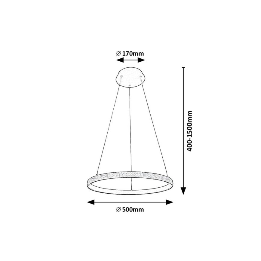 Rabalux - Lámpara LED colgante LED/32W/230V 3000K