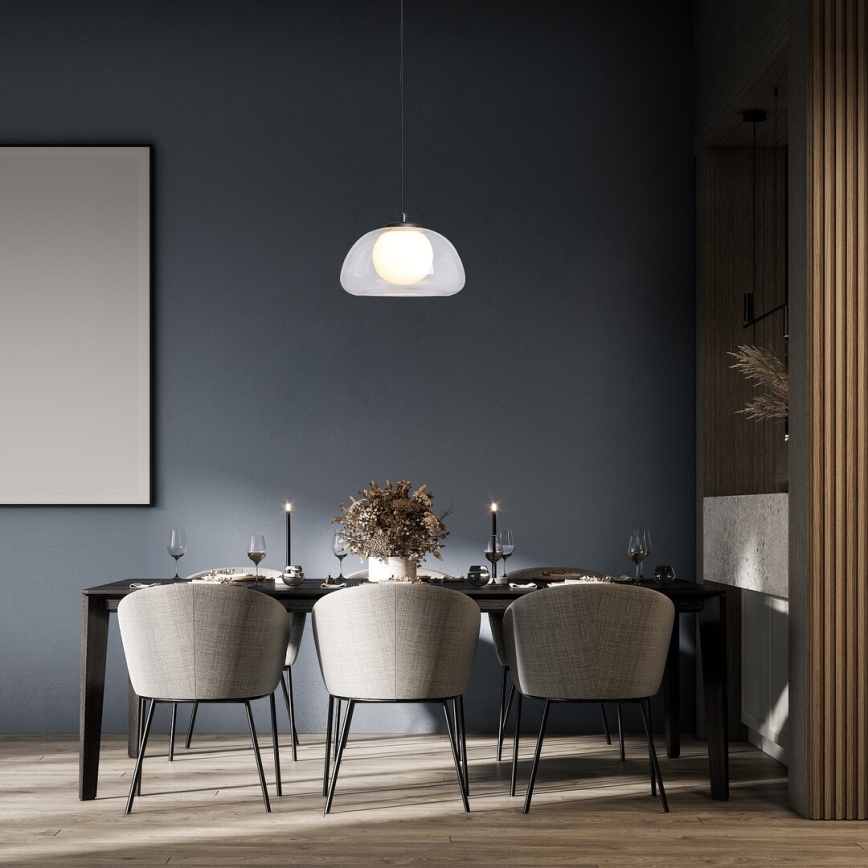 Rabalux - Lámpara colgante 1xG9/5W/230V transparente