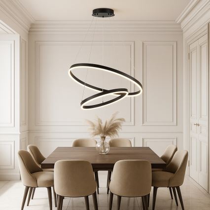 Rabalux - Lámpara colgante LED regulable con cable LED/80W/230V 3000-6500K + mando a distancia