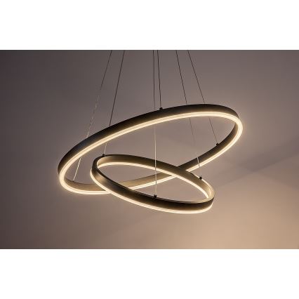 Rabalux - Lámpara colgante LED regulable con cable LED/80W/230V 3000-6500K + mando a distancia