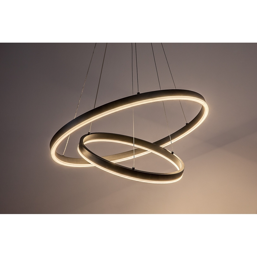 Rabalux - Lámpara colgante LED regulable con cable LED/80W/230V 3000-6500K + mando a distancia