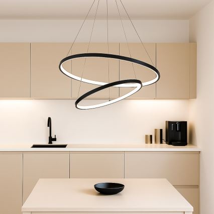 Rabalux - LED Lámpara colgante regulable con cable LED/75W/230V 3000-6500K + control remoto