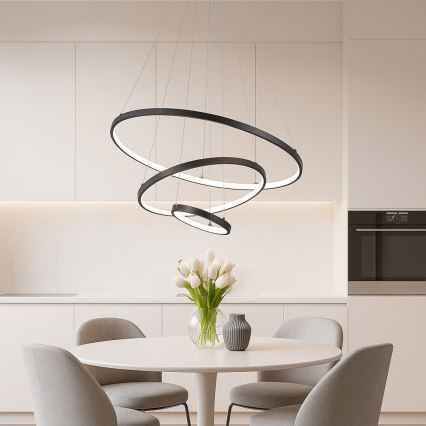 Rabalux - Lámpara colgante LED regulable en cable LED/90W/230V 3000-6500K + mando a distancia