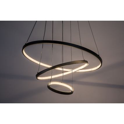 Rabalux - Lámpara colgante LED regulable en cable LED/90W/230V 3000-6500K + mando a distancia