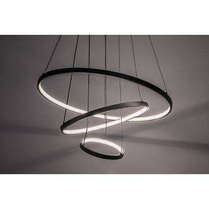 Rabalux - Lámpara colgante LED regulable en cable LED/90W/230V 3000-6500K + mando a distancia