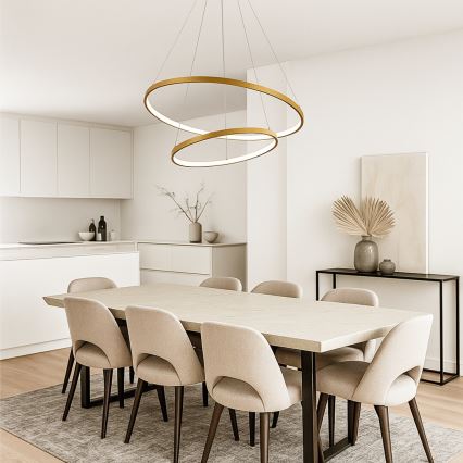 Rabalux - Lámpara colgante LED regulable con cable LED/75W/230V 3000-6500K + mando a distancia