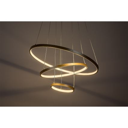 Rabalux - Lámpara colgante LED regulable con cable LED/90W/230V 3000-6500K + mando a distancia