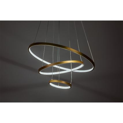 Rabalux - Lámpara colgante LED regulable con cable LED/90W/230V 3000-6500K + mando a distancia