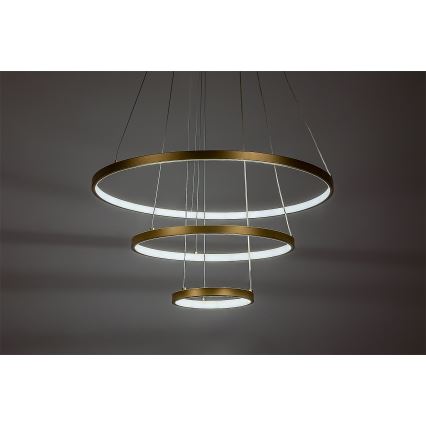 Rabalux - Lámpara colgante LED regulable con cable LED/90W/230V 3000-6500K + mando a distancia