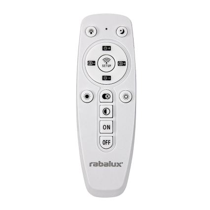 Rabalux - Lámpara colgante LED regulable con cable LED/90W/230V 3000-6500K + mando a distancia