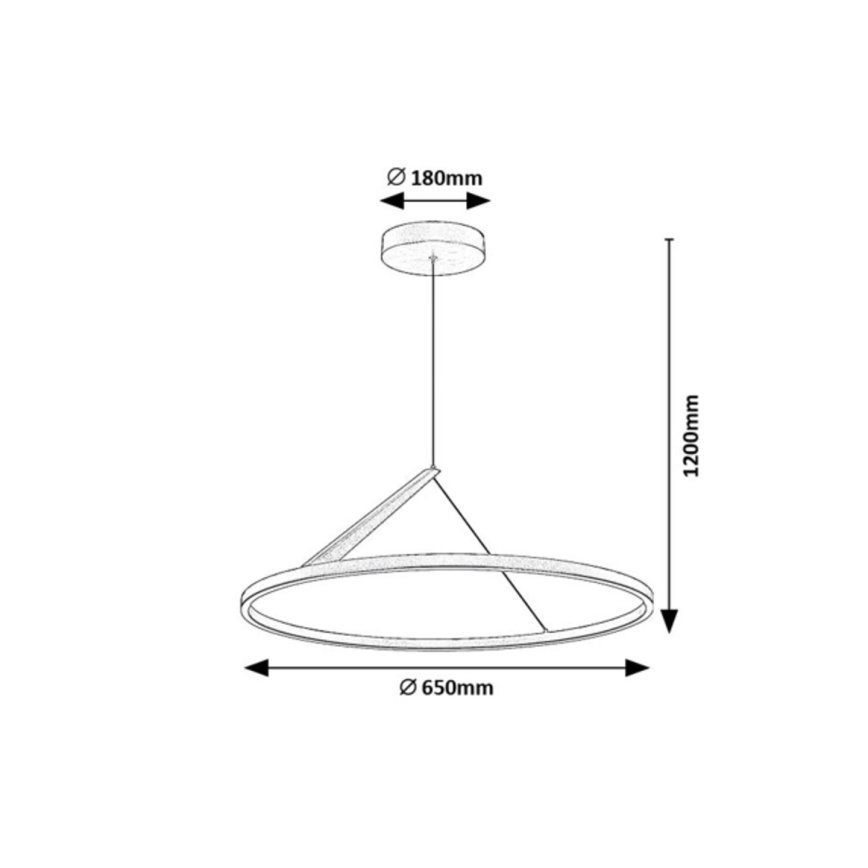 Rabalux - Lámpara colgante LED con cable LED/40W/230V 3000K