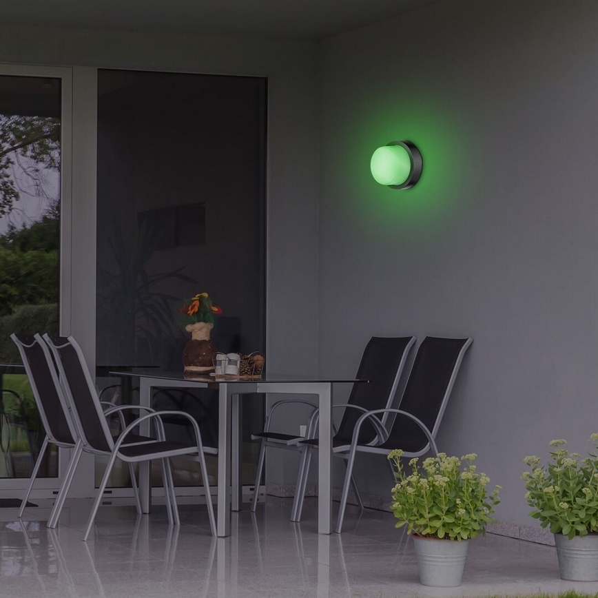 Rabalux - LED RGBW Aplique de exterior regulable LED/10W/230V IP54 Wi-Fi Tuya