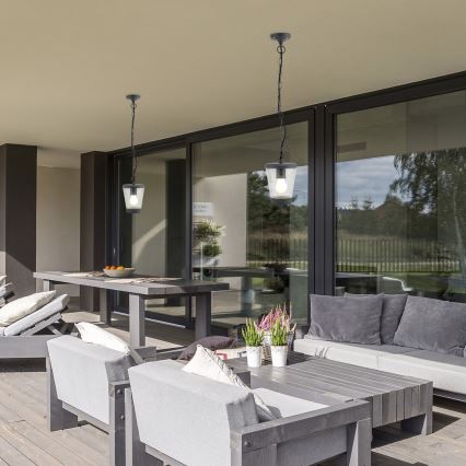 Rabalux  - Lámpara colgante para exterior 1xE27/40W/230V IP44