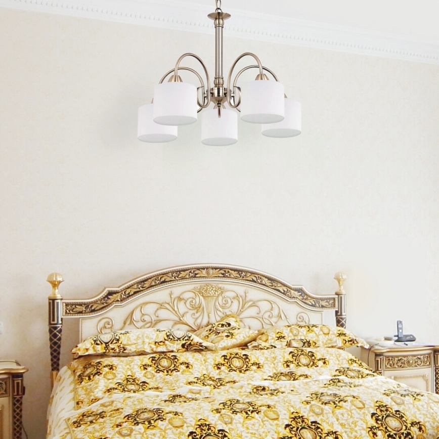 Rabalux 7276 - Lámpara colgante EDITH 5xE27/60W/230V bronce